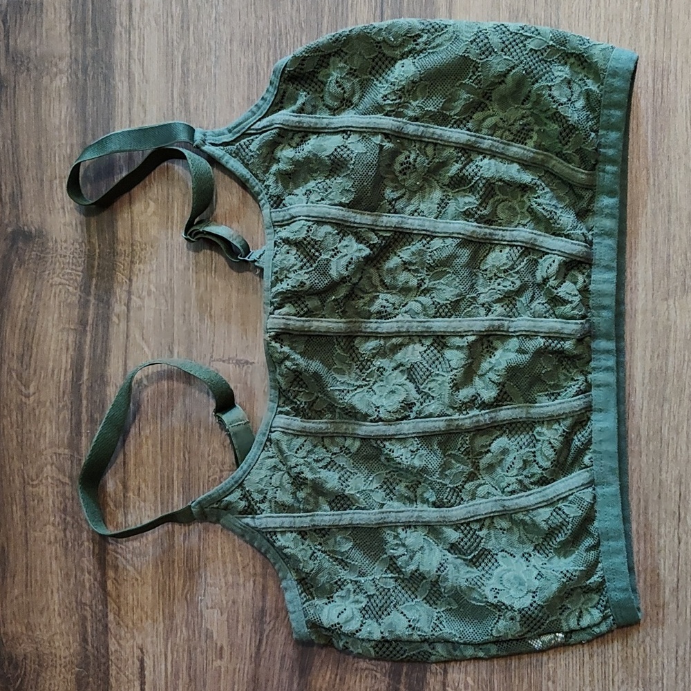 Colsie Green Women's Bralette